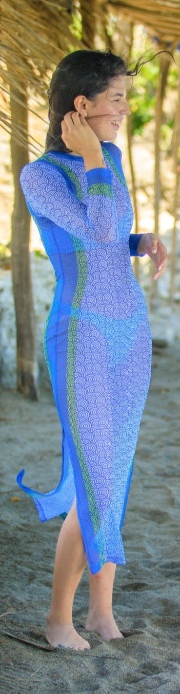 VESTIDO LARGO MESH